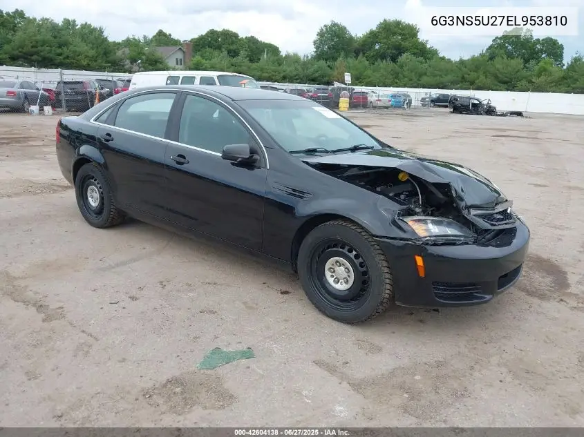 2014 Chevrolet Caprice Police VIN: 6G3NS5U27EL953810 Lot: 42604138