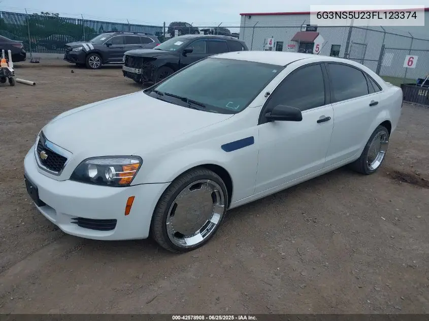2015 Chevrolet Caprice Police VIN: 6G3NS5U23FL123374 Lot: 42578908