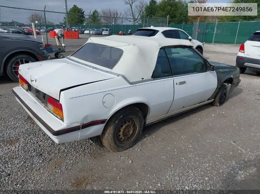 1984 Chevrolet Cavalier Type 10 VIN: 1G1AE67P4E7249856 Lot: 41913873