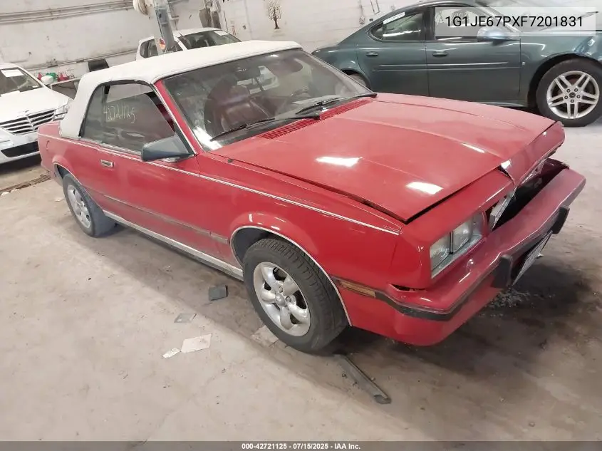 1985 Chevrolet Cavalier Type 10 VIN: 1G1JE67PXF7201831 Lot: 42721125
