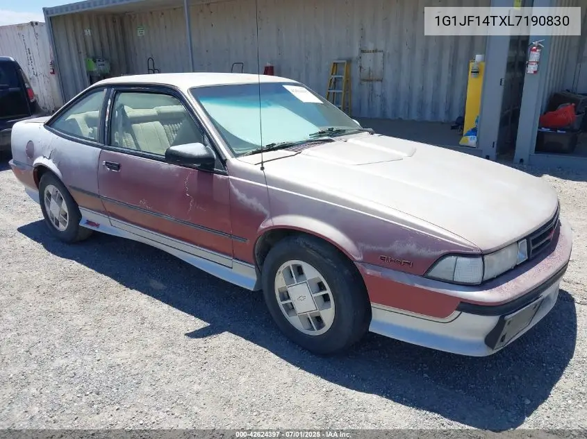 1990 Chevrolet Cavalier Z24 VIN: 1G1JF14TXL7190830 Lot: 42624397