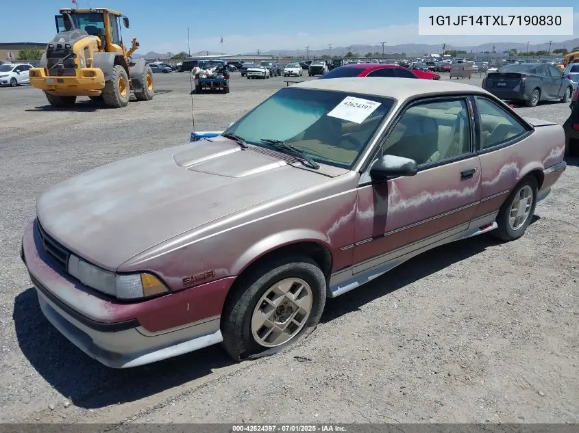 1990 Chevrolet Cavalier Z24 VIN: 1G1JF14TXL7190830 Lot: 42624397