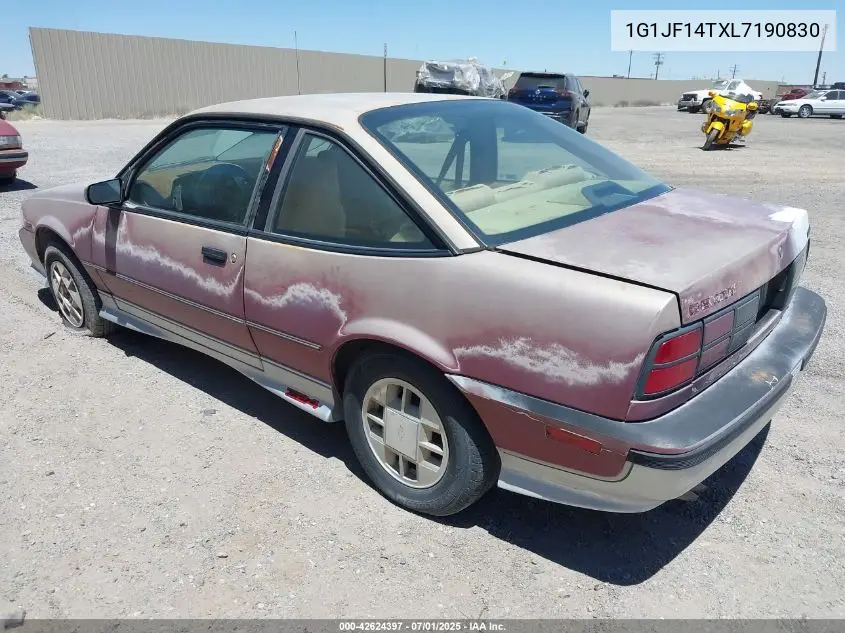 1990 Chevrolet Cavalier Z24 VIN: 1G1JF14TXL7190830 Lot: 42624397