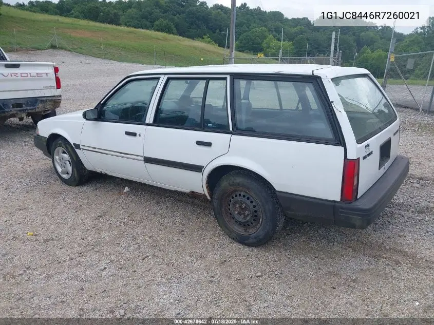 1994 Chevrolet Cavalier VIN: 1G1JC8446R7260021 Lot: 42678642