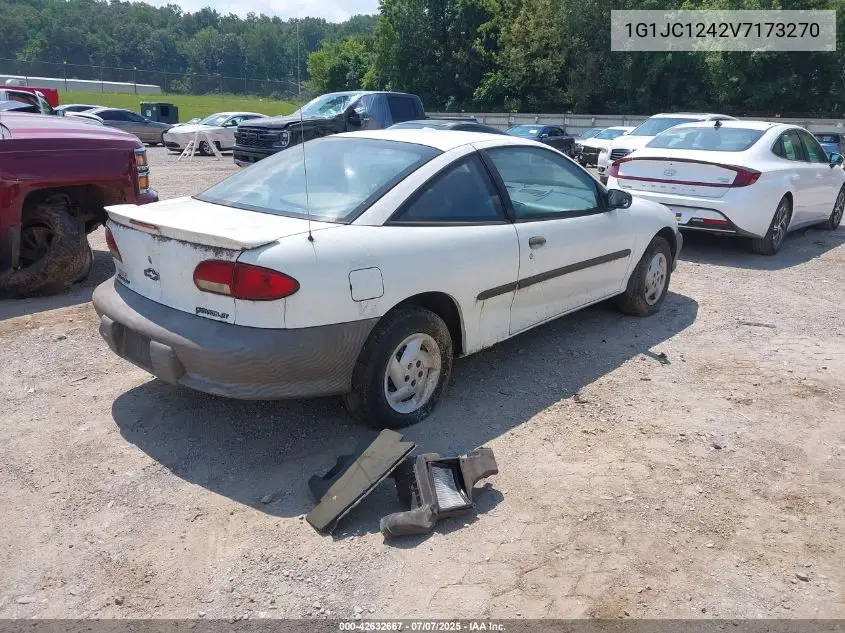 1997 Chevrolet Cavalier VIN: 1G1JC1242V7173270 Lot: 42632667