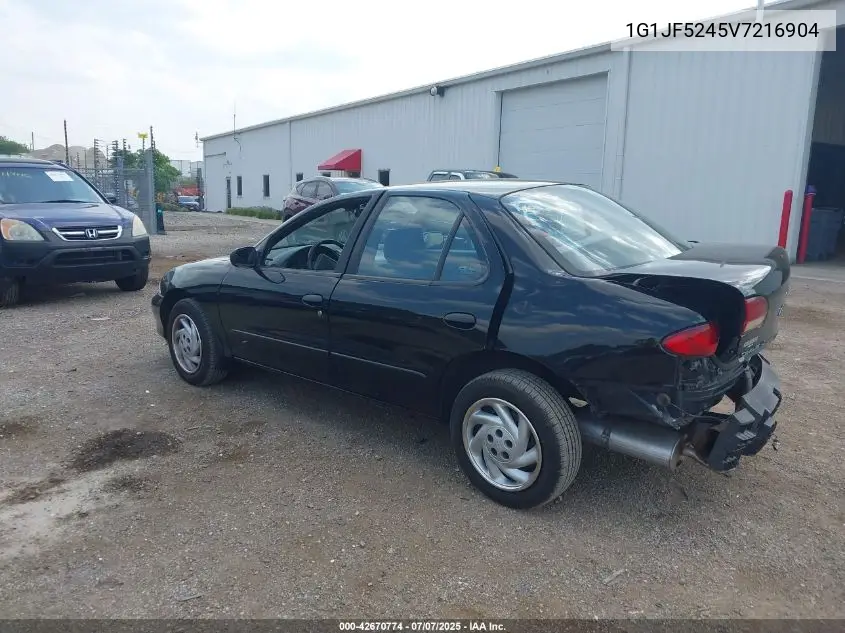 1997 Chevrolet Cavalier Ls VIN: 1G1JF5245V7216904 Lot: 42670774
