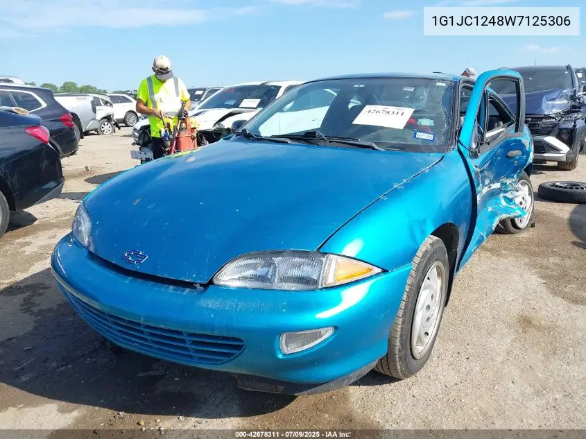 1998 Chevrolet Cavalier VIN: 1G1JC1248W7125306 Lot: 42678311
