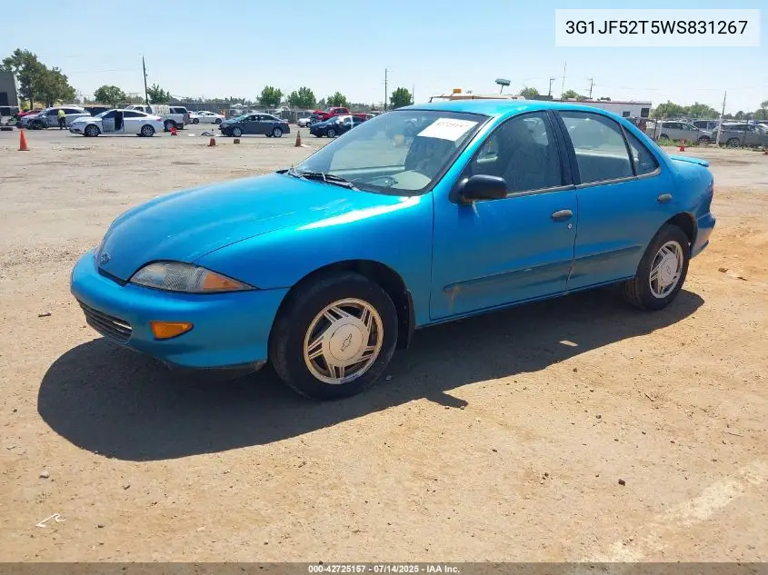1998 Chevrolet Cavalier Ls VIN: 3G1JF52T5WS831267 Lot: 42725157