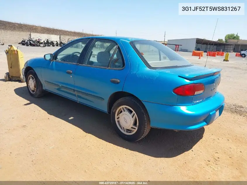1998 Chevrolet Cavalier Ls VIN: 3G1JF52T5WS831267 Lot: 42725157