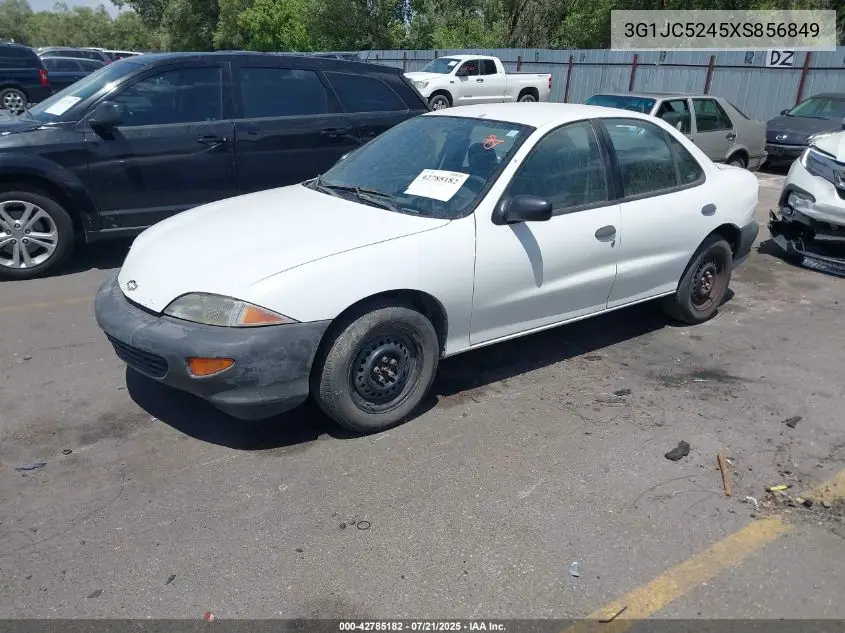 1999 Chevrolet Cavalier VIN: 3G1JC5245XS856849 Lot: 42785182