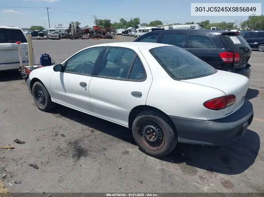 1999 Chevrolet Cavalier VIN: 3G1JC5245XS856849 Lot: 42785182