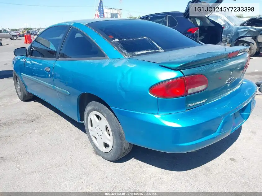 2000 Chevrolet Cavalier VIN: 1G1JC1245Y7233398 Lot: 42714440