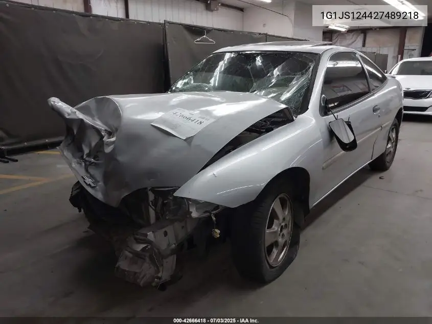2002 Chevrolet Cavalier Ls VIN: 1G1JS124427489218 Lot: 42666418