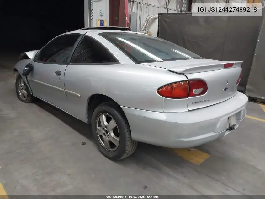 2002 Chevrolet Cavalier Ls VIN: 1G1JS124427489218 Lot: 42666418