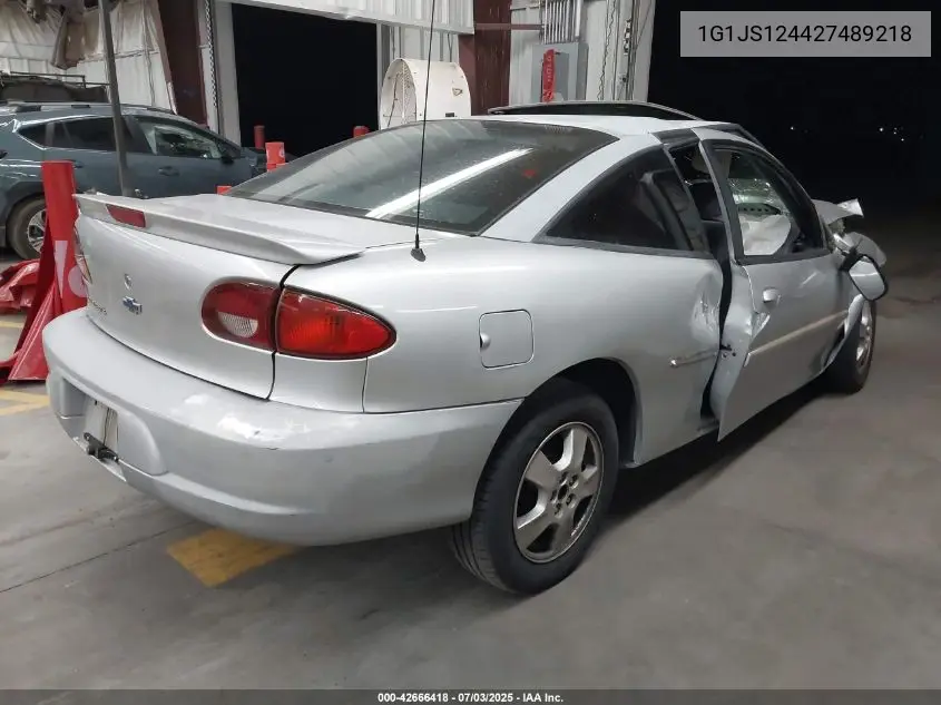 2002 Chevrolet Cavalier Ls VIN: 1G1JS124427489218 Lot: 42666418