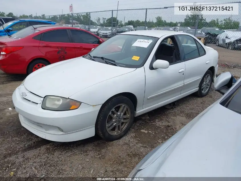 2003 Chevrolet Cavalier Ls Sport VIN: 1G1JH52F137215421 Lot: 42697324