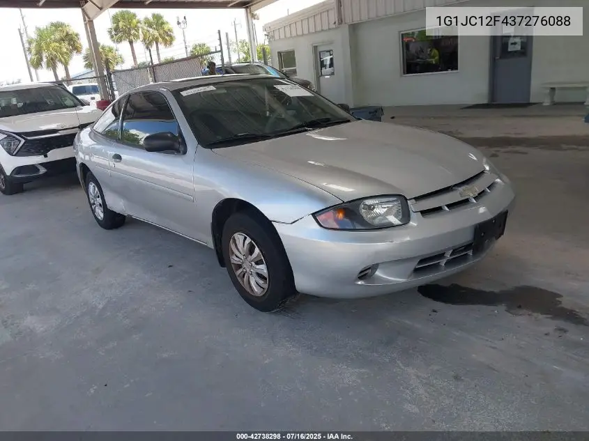 2003 Chevrolet Cavalier VIN: 1G1JC12F437276088 Lot: 42738298