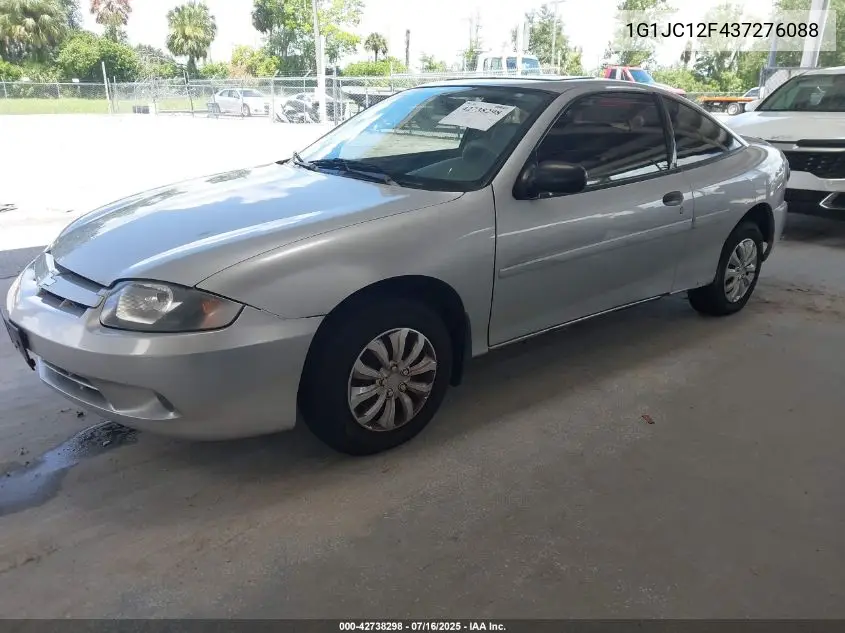 2003 Chevrolet Cavalier VIN: 1G1JC12F437276088 Lot: 42738298
