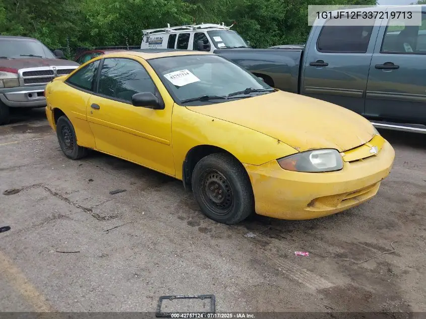 2003 Chevrolet Cavalier Ls VIN: 1G1JF12F337219713 Lot: 42757124