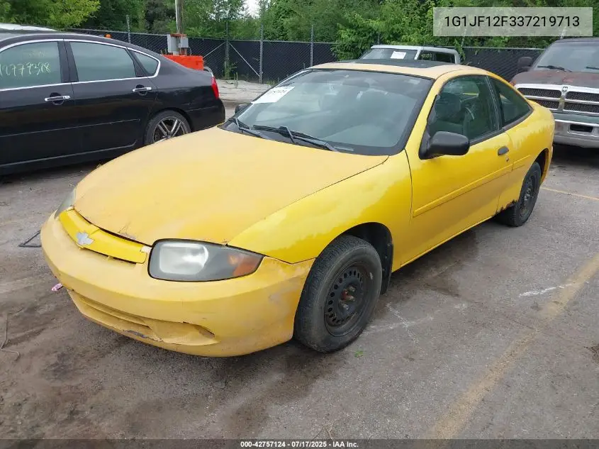 2003 Chevrolet Cavalier Ls VIN: 1G1JF12F337219713 Lot: 42757124