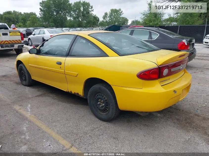 2003 Chevrolet Cavalier Ls VIN: 1G1JF12F337219713 Lot: 42757124
