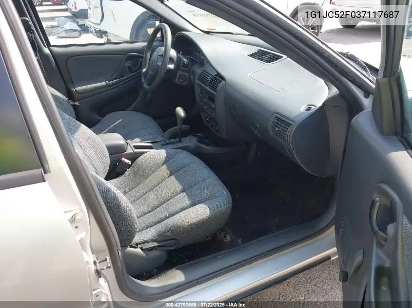 2003 Chevrolet Cavalier VIN: 1G1JC52F037117687 Lot: 42792658
