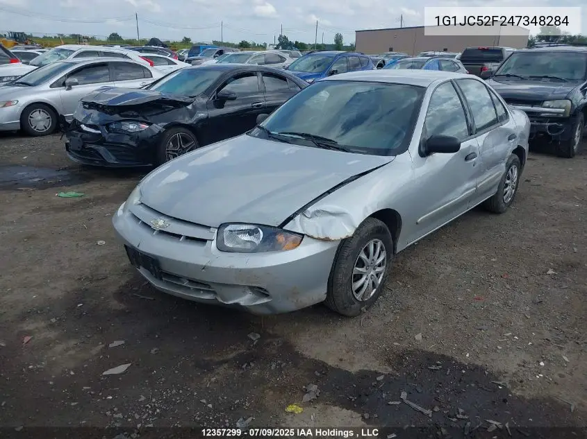 2004 Chevrolet Cavalier Vl/Vlx VIN: 1G1JC52F247348284 Lot: 12357299