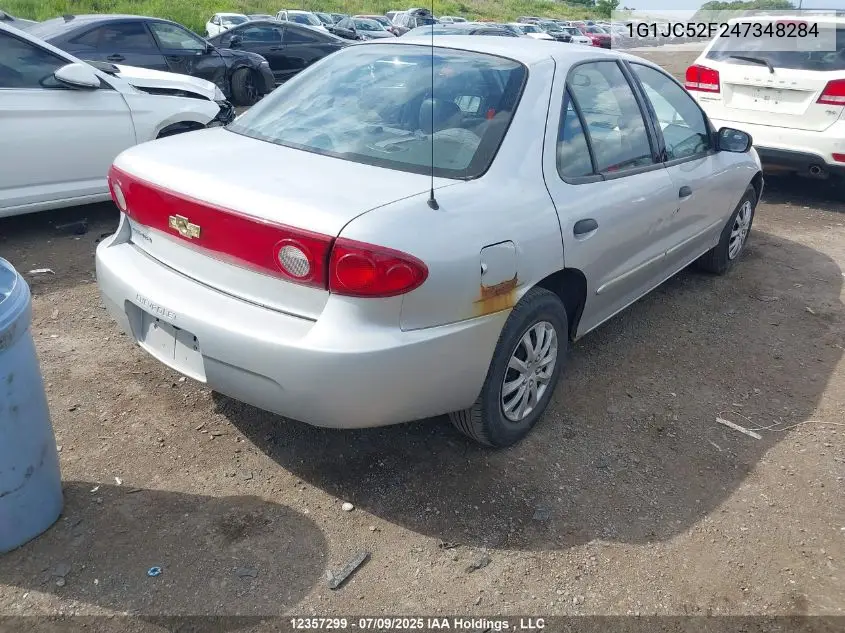 2004 Chevrolet Cavalier Vl/Vlx VIN: 1G1JC52F247348284 Lot: 12357299