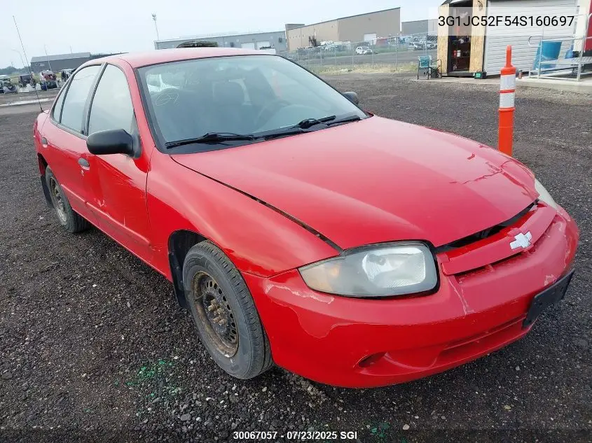 2004 Chevrolet Cavalier VIN: 3G1JC52F54S160697 Lot: 30067057