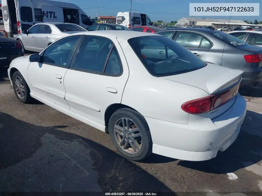 2004 Chevrolet Cavalier Ls Sport VIN: 1G1JH52F947122633 Lot: 42633257