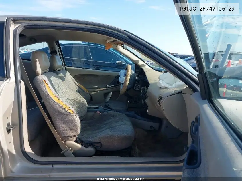 2004 Chevrolet Cavalier VIN: 1G1JC12F747106129 Lot: 42660407