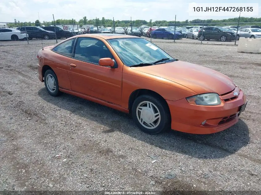 2004 Chevrolet Cavalier Ls Sport VIN: 1G1JH12F447268155 Lot: 42685615
