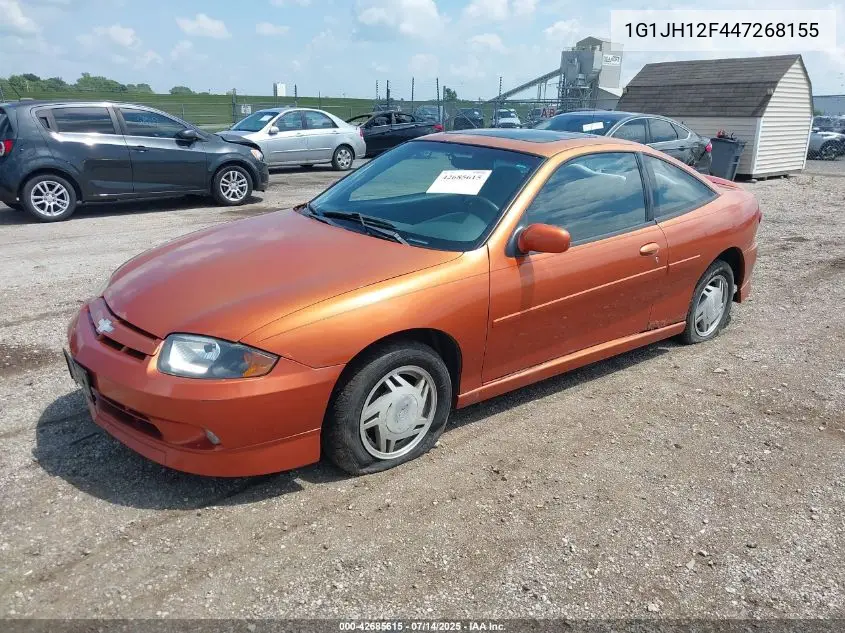 2004 Chevrolet Cavalier Ls Sport VIN: 1G1JH12F447268155 Lot: 42685615