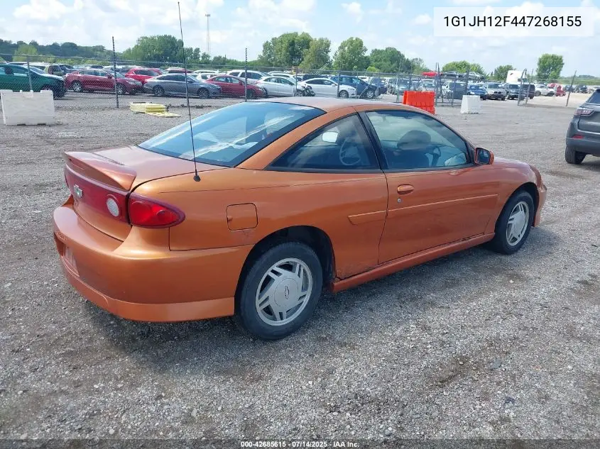 2004 Chevrolet Cavalier Ls Sport VIN: 1G1JH12F447268155 Lot: 42685615