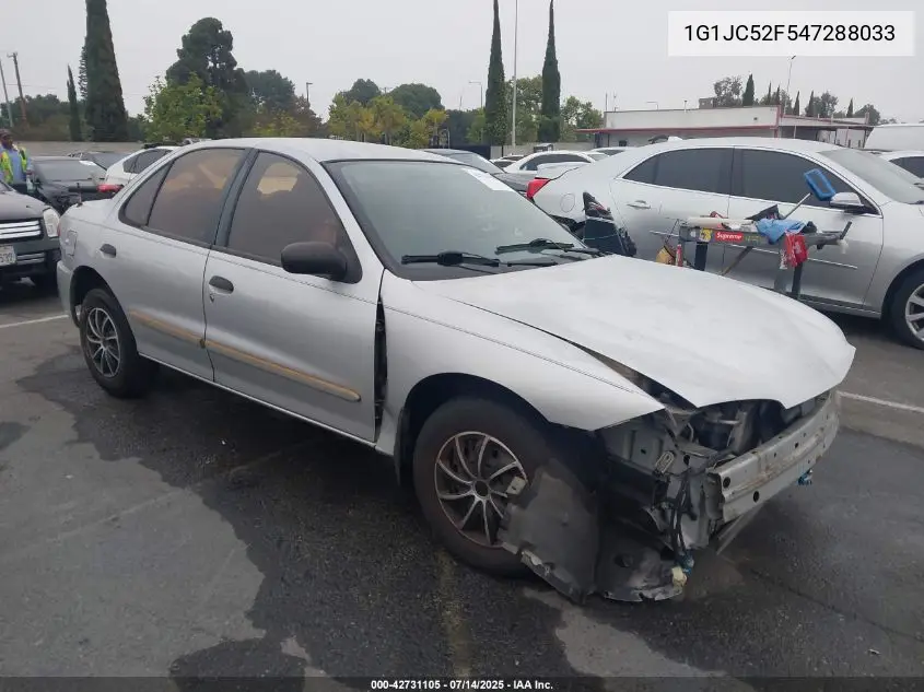2004 Chevrolet Cavalier VIN: 1G1JC52F547288033 Lot: 42731105