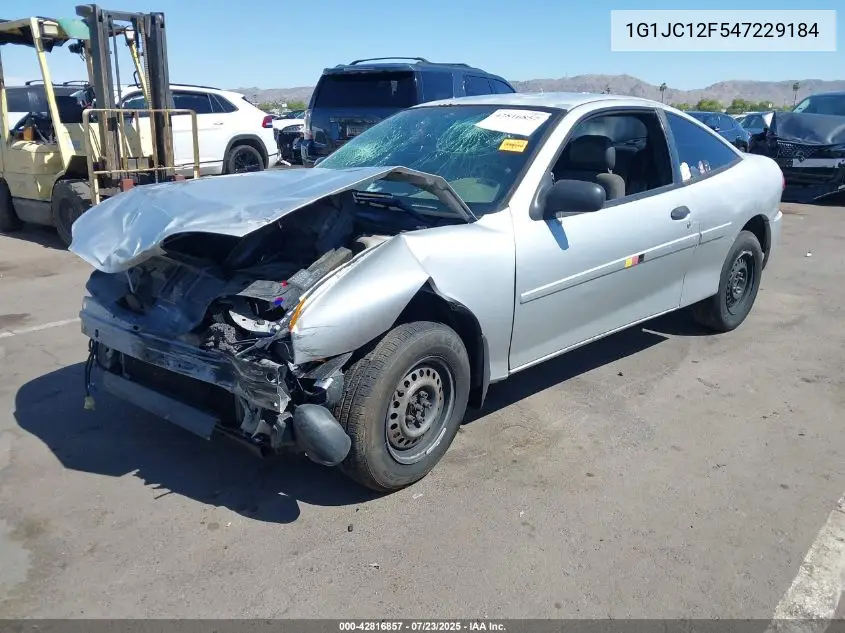 2004 Chevrolet Cavalier VIN: 1G1JC12F547229184 Lot: 42816857