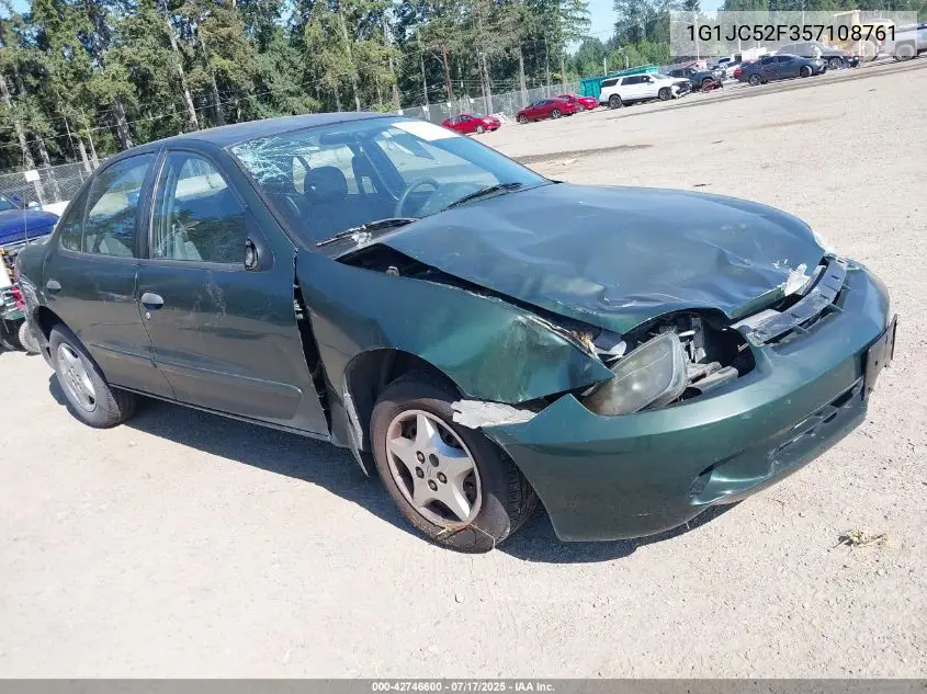 2005 Chevrolet Cavalier VIN: 1G1JC52F357108761 Lot: 42746600