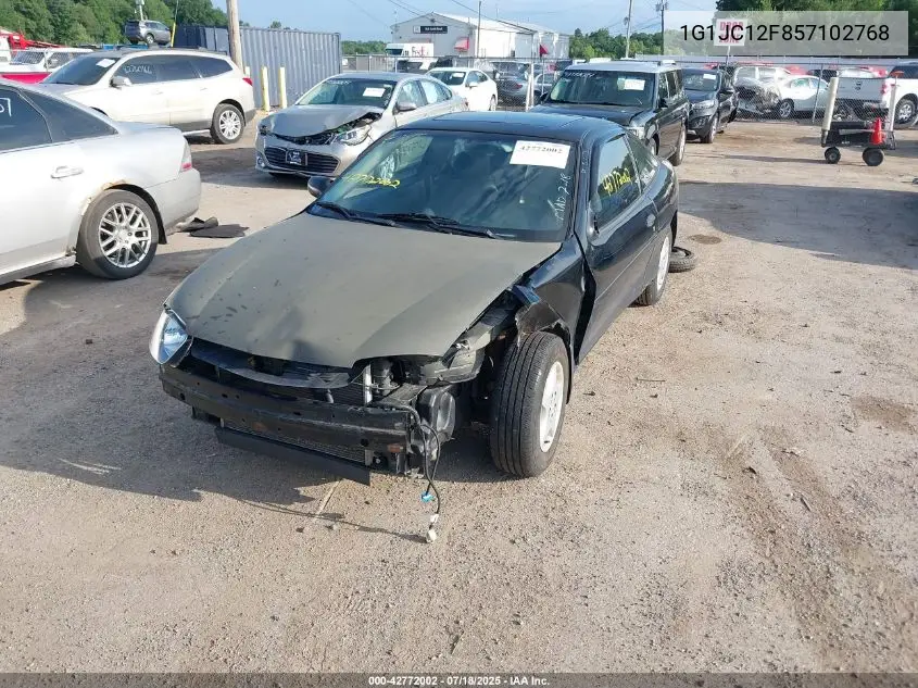 2005 Chevrolet Cavalier VIN: 1G1JC12F857102768 Lot: 42772002