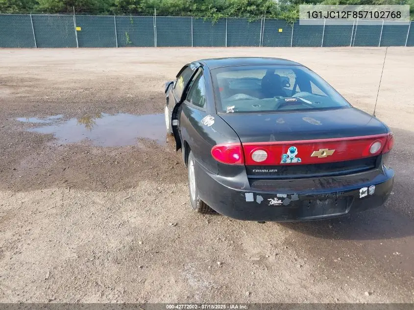 2005 Chevrolet Cavalier VIN: 1G1JC12F857102768 Lot: 42772002