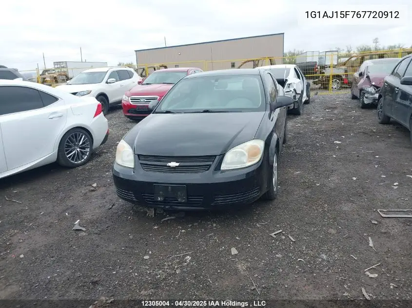 2006 Chevrolet Cobalt Ls VIN: 1G1AJ15F767720912 Lot: 12305004