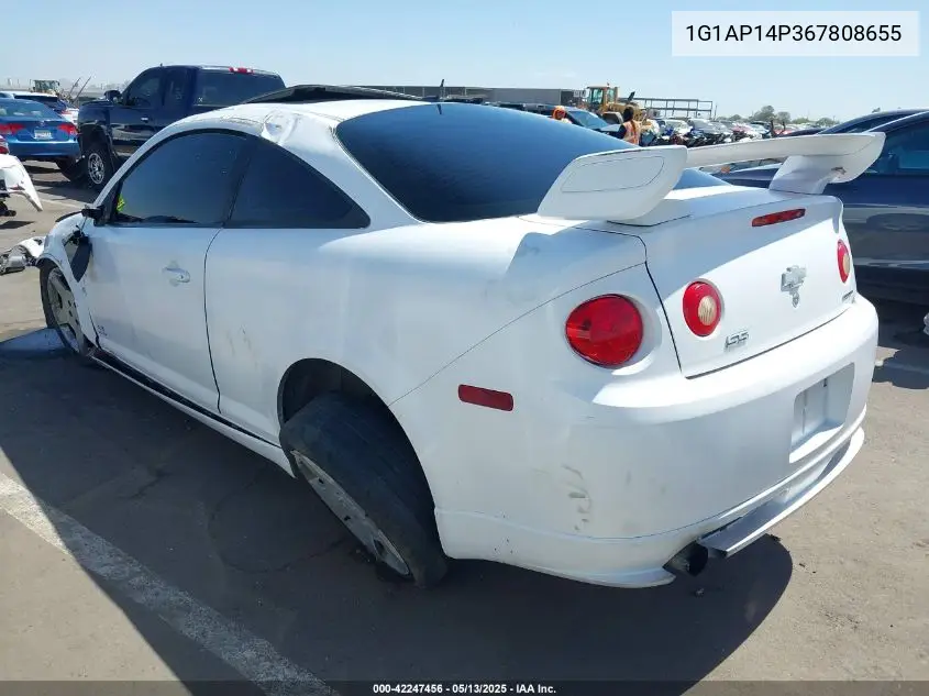 2006 Chevrolet Cobalt Ss Supercharged VIN: 1G1AP14P367808655 Lot: 42247456