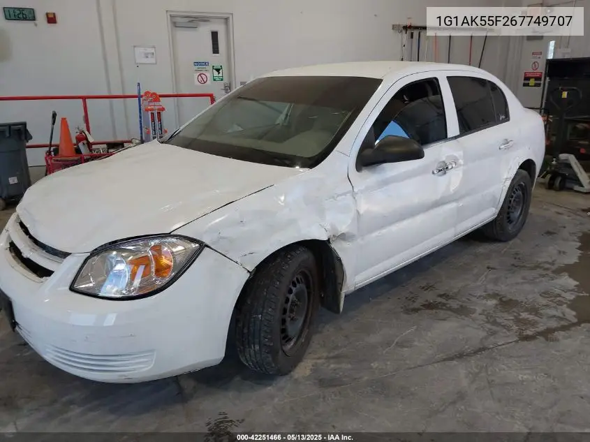 2006 Chevrolet Cobalt Ls VIN: 1G1AK55F267749707 Lot: 42251466