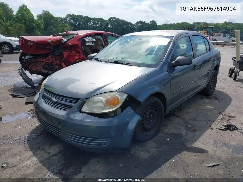 2006 Chevrolet Cobalt Ls VIN: 1G1AK55F967614904 Lot: 42263255