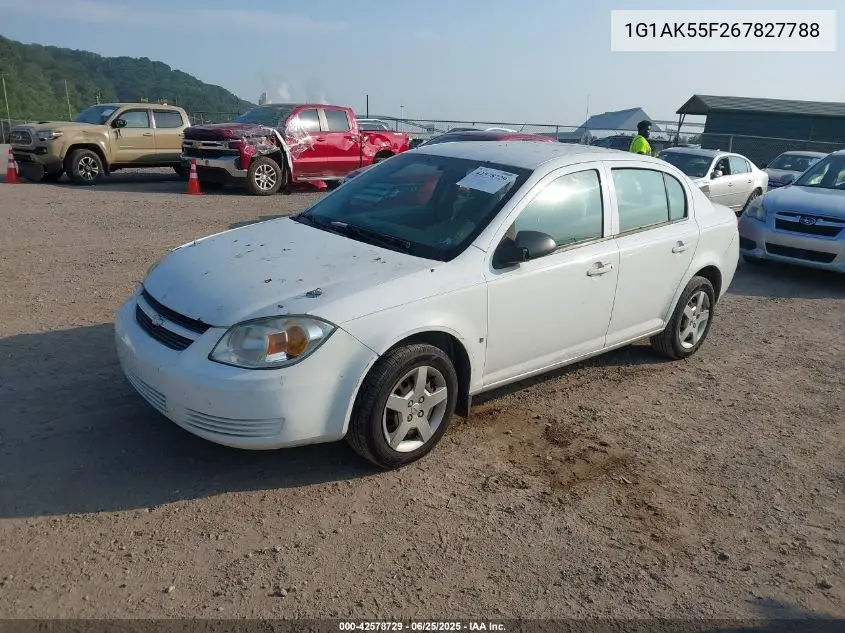2006 Chevrolet Cobalt Ls VIN: 1G1AK55F267827788 Lot: 42578729