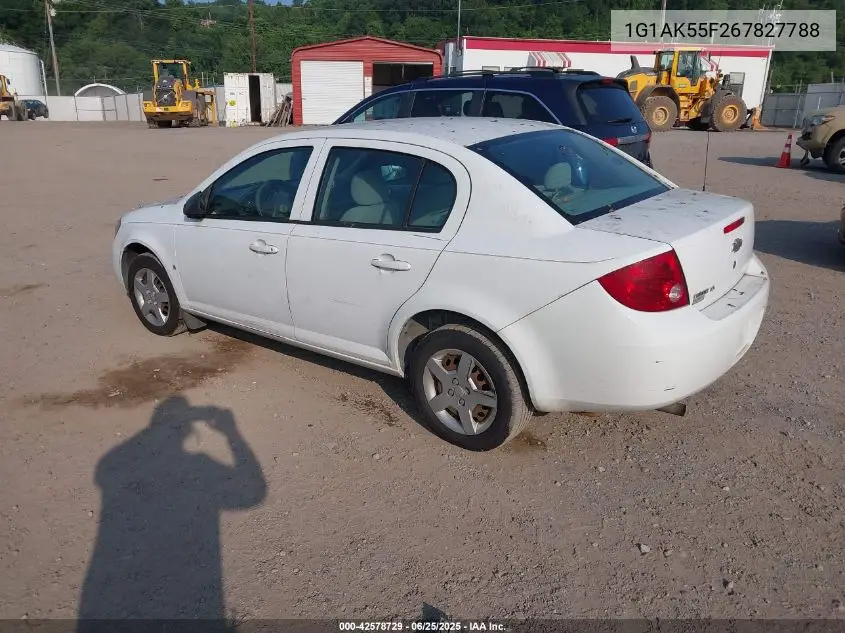 2006 Chevrolet Cobalt Ls VIN: 1G1AK55F267827788 Lot: 42578729