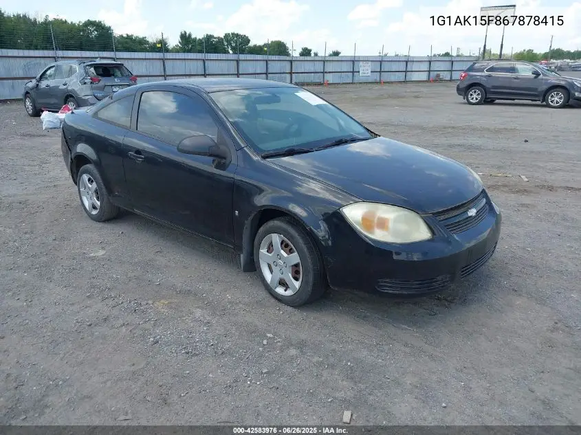 2006 Chevrolet Cobalt Ls VIN: 1G1AK15F867878415 Lot: 42583976