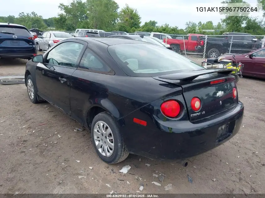 2006 Chevrolet Cobalt Ls VIN: 1G1AK15F967750264 Lot: 42629183