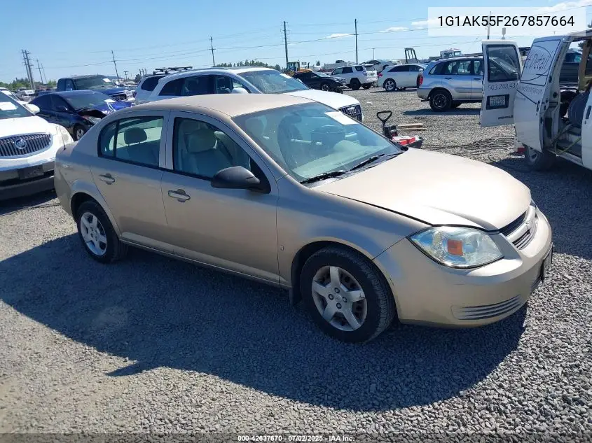 2006 Chevrolet Cobalt Ls VIN: 1G1AK55F267857664 Lot: 42637670