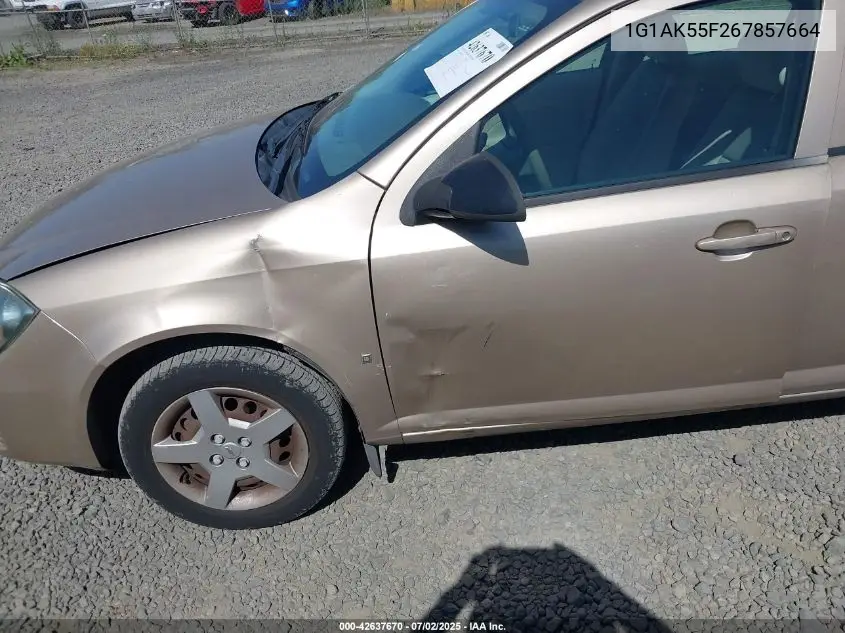2006 Chevrolet Cobalt Ls VIN: 1G1AK55F267857664 Lot: 42637670