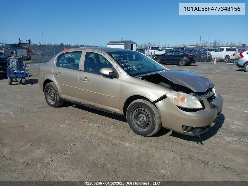 2007 Chevrolet Cobalt Lt VIN: 1G1AL55F477348156 Lot: 12286286